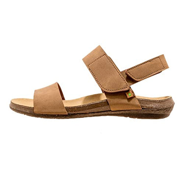 El Naturalista Damen Sandaletten Wakataua, Frauen Sandalen,offene Schuhe,Strandschuhe,Sommersandalen,bequem,flach,Wood,37 im Sale